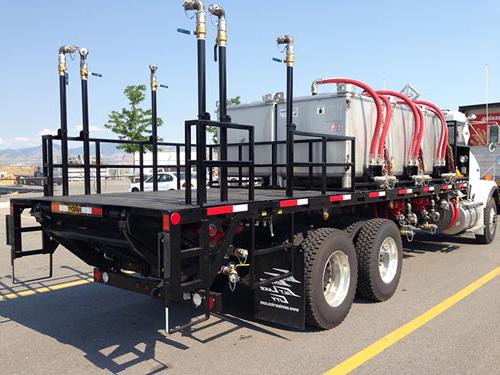 Steel IBC Tote on Truck